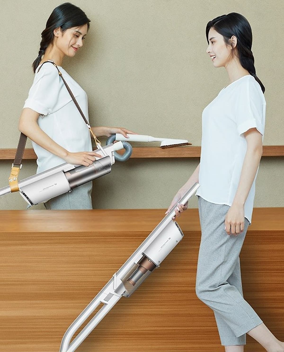 Máy Hút Bụi Cầm Tay Kết Hợp Đeo Vai DEERMA Cao Cấp DX800