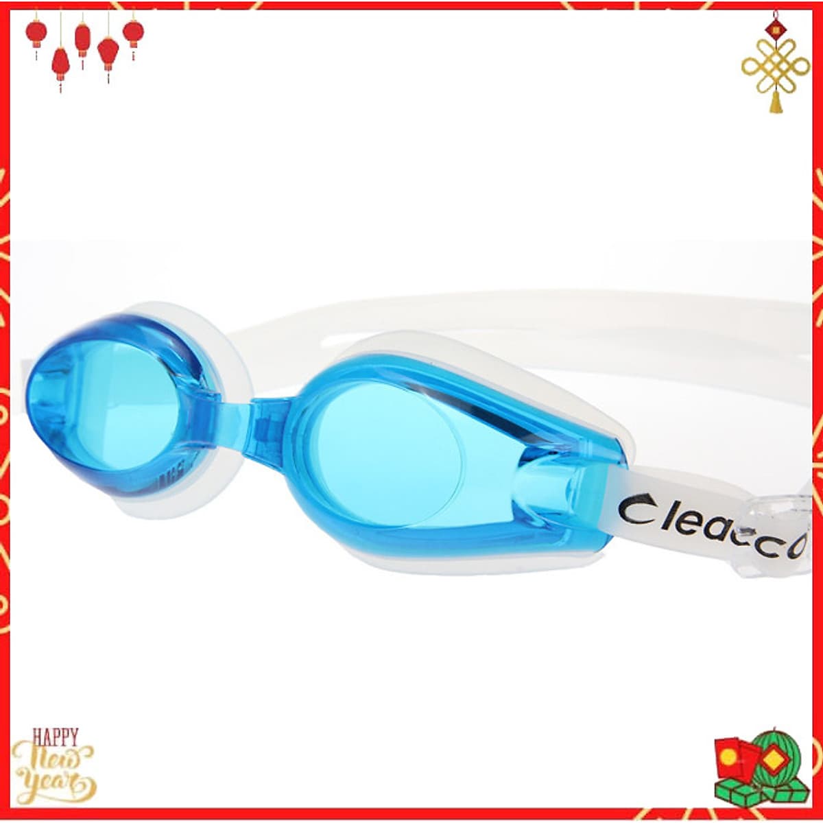 Kính bơi chống sương mờ, chống UV Cleacco, dây đeo được làm 100% silicone mềm mại, thoải mái, thiết kế không trơn trượt, độ co giãn và độ bền thách thức thời gian, dành cho vận động viên chuyên nghiệp hoặc người thích người đi bơi hằng ngày