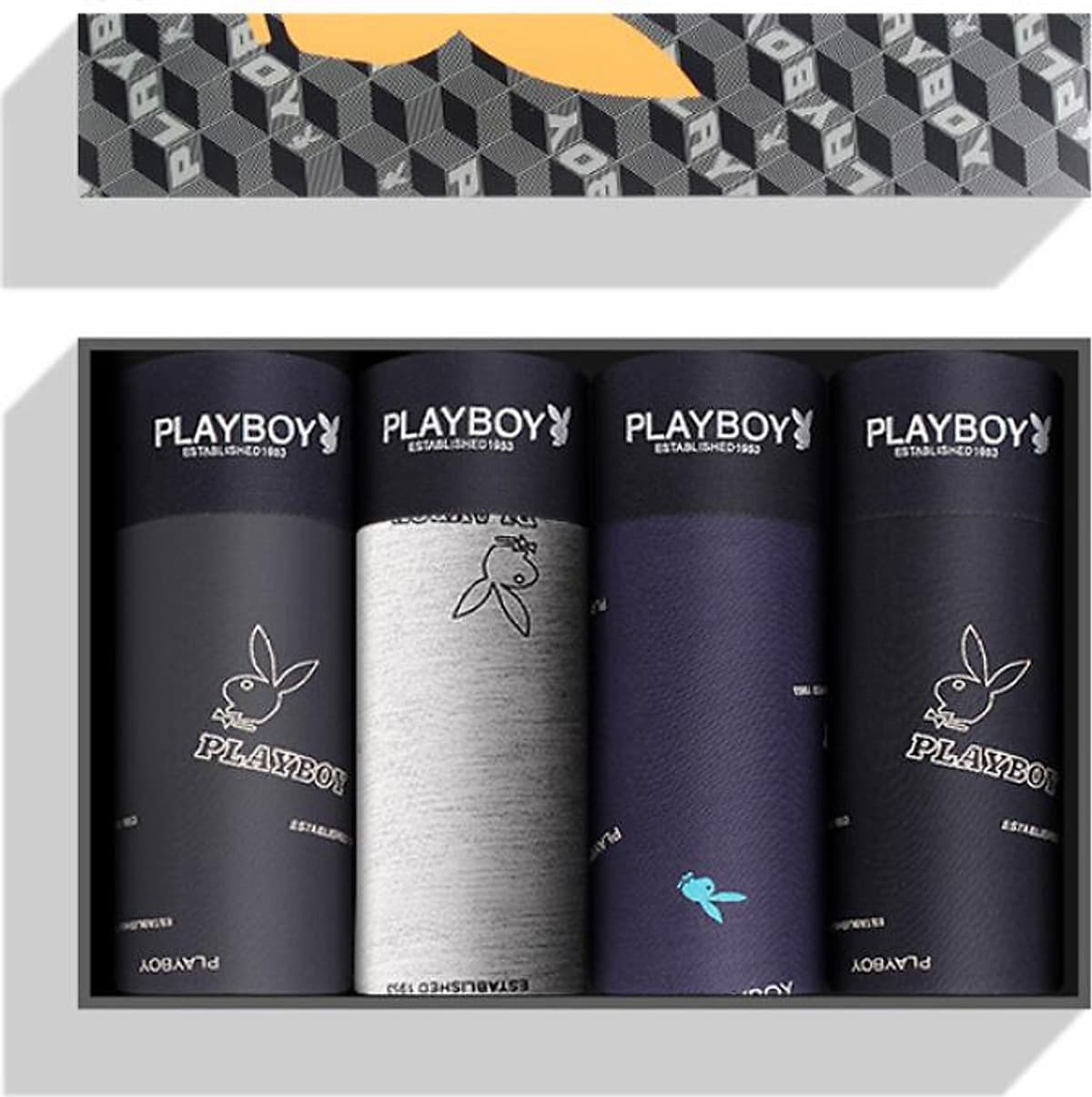 Set 4 Quần Lót Nam Lụa Lạnh Playboy