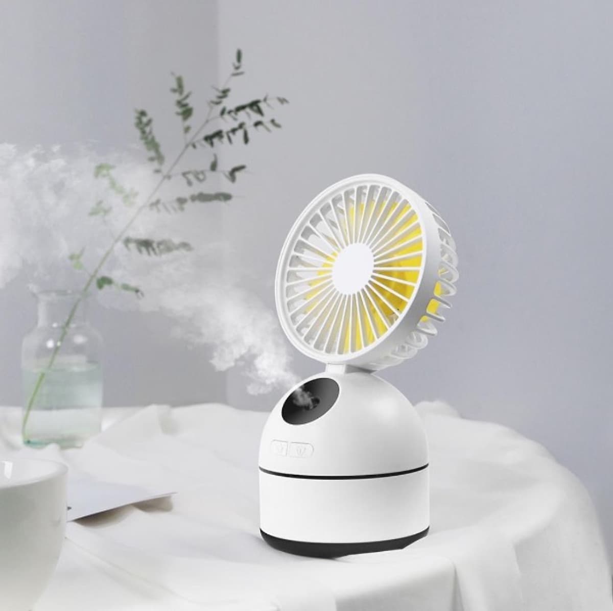 Quạt phun sương sạc điện USB