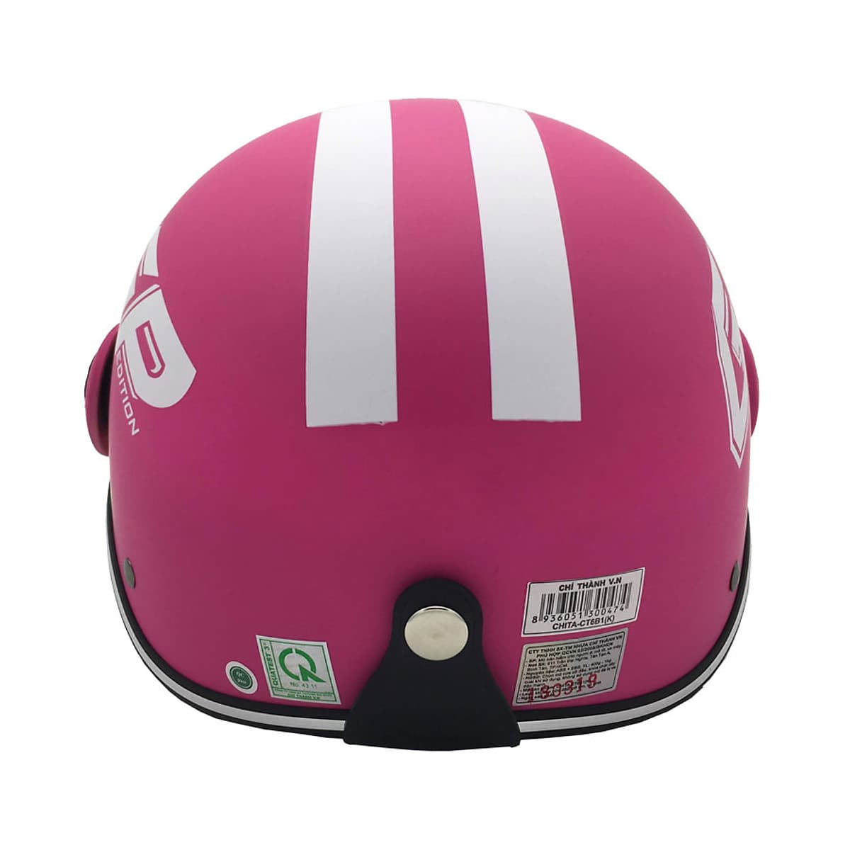 Mũ Bảo Hiểm Thời Trang 1/2 Đầu Có Kính Chita CT6B1 (K) Tem Hình GP Edition Năng Động, Thời Trang - Hàng Chính Hãng