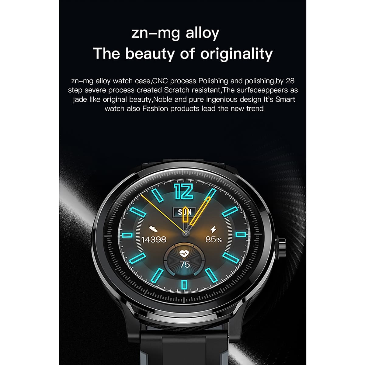 Đồng Hồ Thông Minh KOSPET PROBE Smart Watch 1.3 inch IPS Full Round Touch Screen Healthcare Sports Smart Watch Dual Colorful Silicone Watch