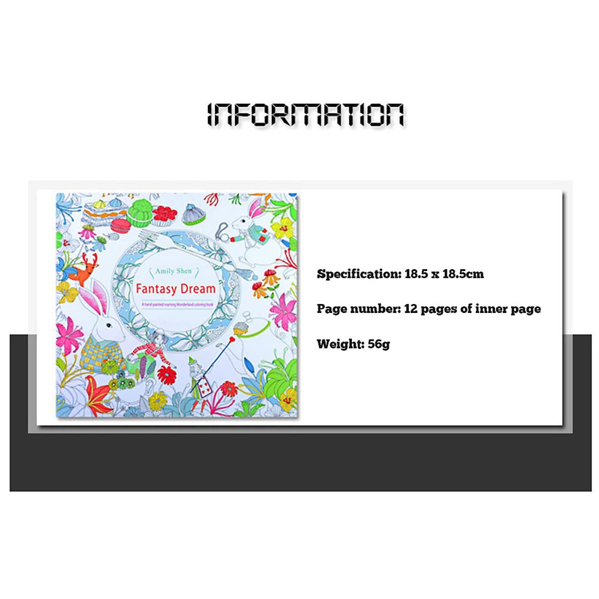 24 Pages Relieve Stress for Children Adult Funny Painting Drawing Book Kill Time Coloring Book