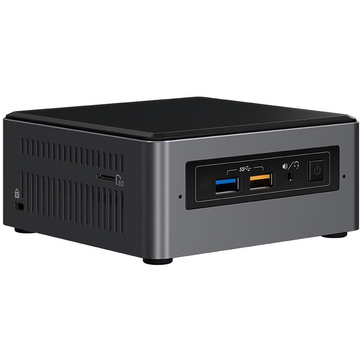 Máy tính văn phòng mini Intel NUC7CJYH - Chưa bao gồm RAM & SSD - Hàng Chính Hãng