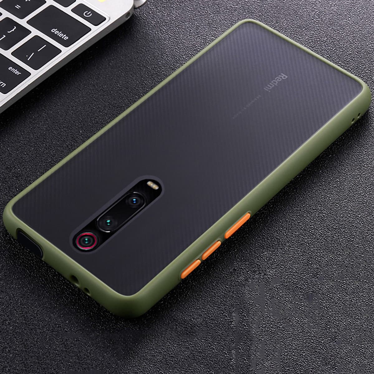 Ốp lưng cho Xiaomi Mi 9T / Redmi K20 trong nhám viền màu