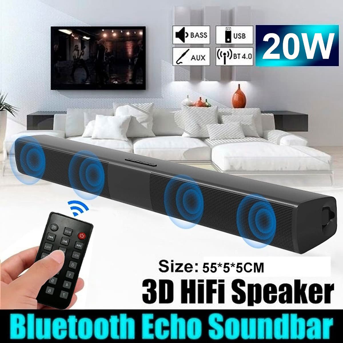 Loa thanh Bluetooth HIFI Cho TV