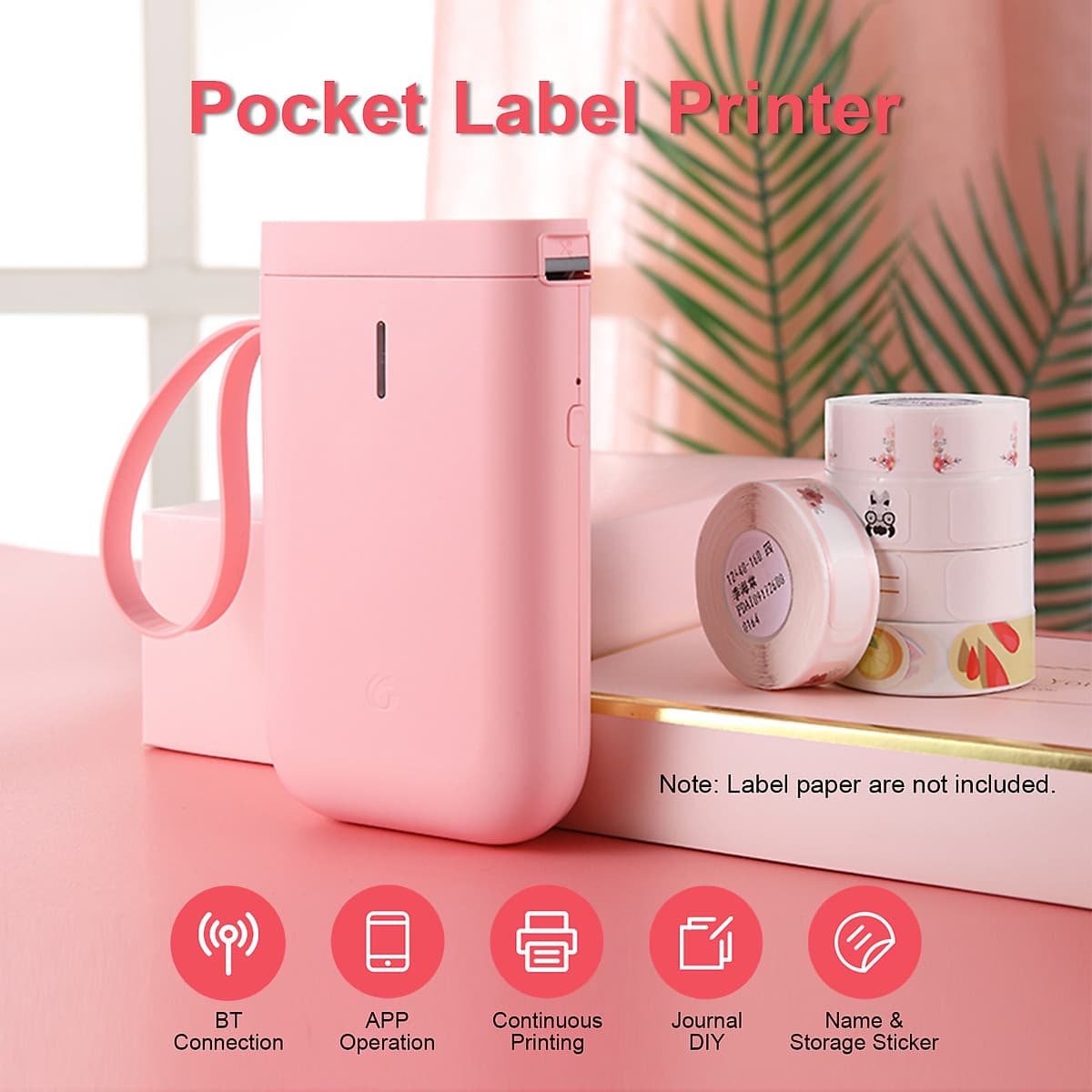  Máy In Nhãn Di Động Bỏ Túi D11 Tương Thích Với Smart Phone Hệ Điều Hành iOS Android