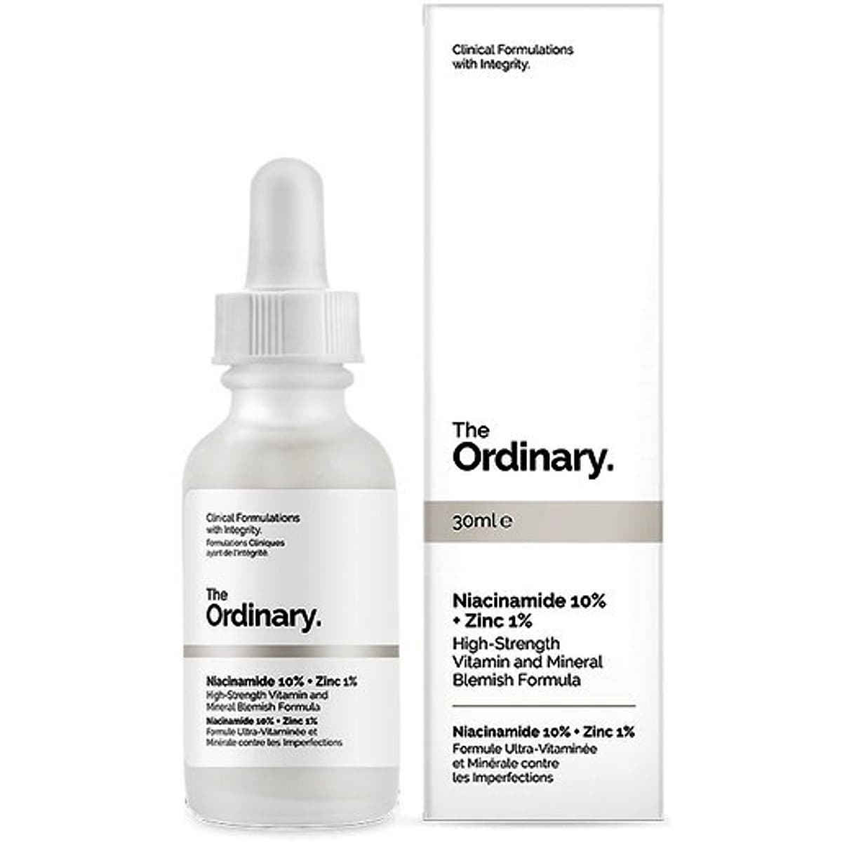 Serum Kiềm Dầu Trị Mụn The Ordinary Niacinamide 10% + Zinc 1% 30ml 