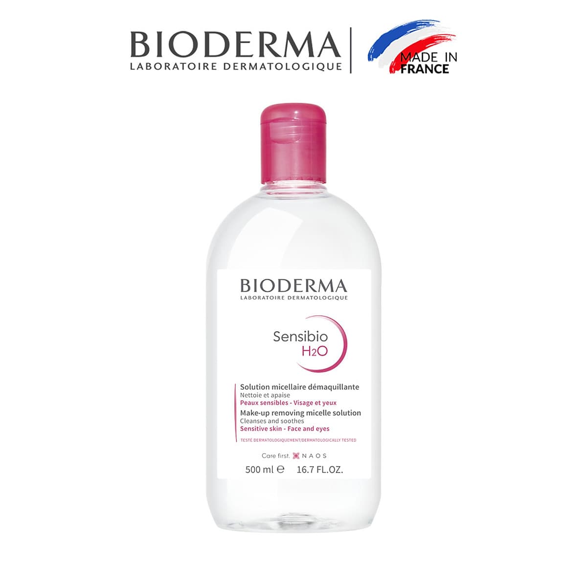Dung Dịch Làm Sạch Và Tẩy Trang Công Nghệ Micella Bioderma Sensibio H2O - 500ml