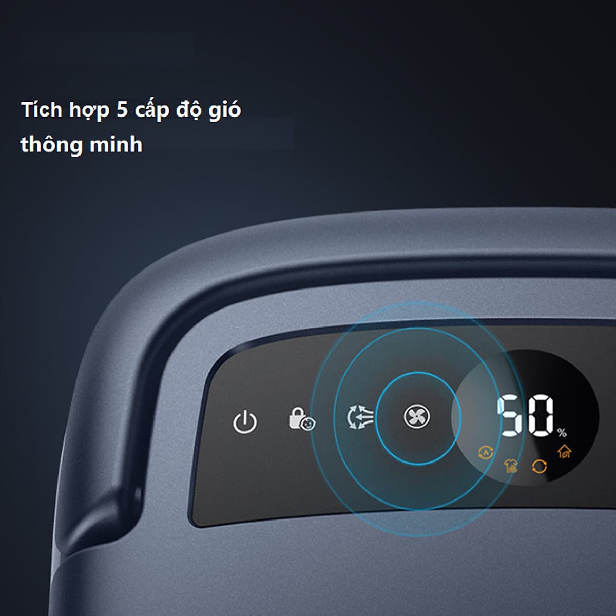 Máy hút ẩm tích hợp lọc không khí thông minh trong nhà cao cấp Philips DE5206/00 - Hàng nhập khẩu