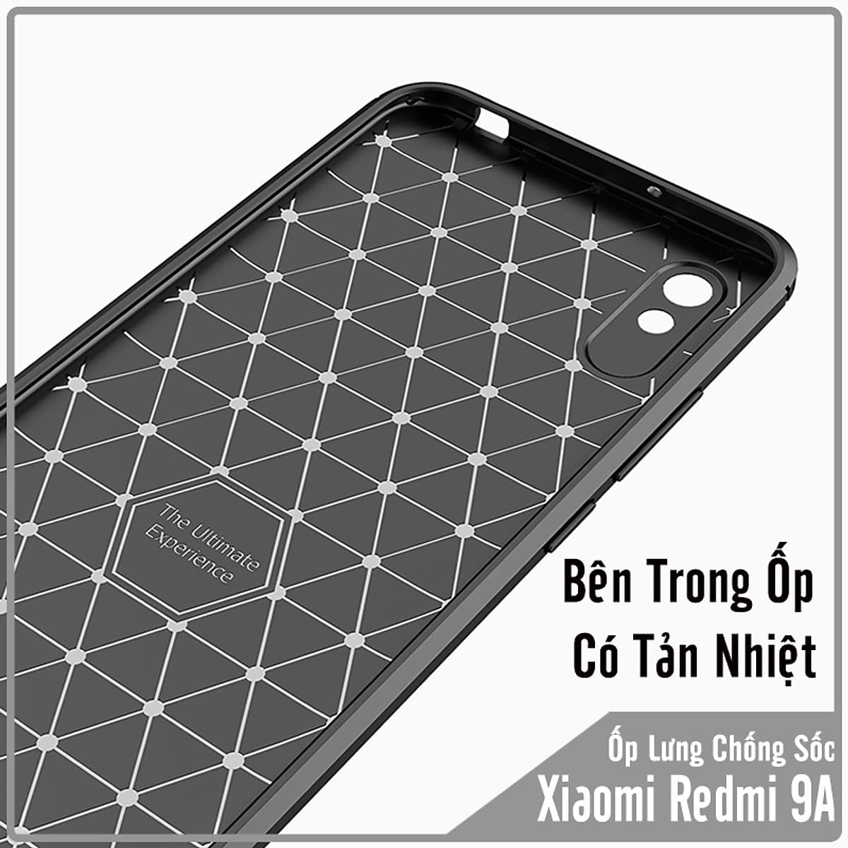 Ốp lưng cho Xiaomi Redmi 9A Chống sốc - Rugged Armor