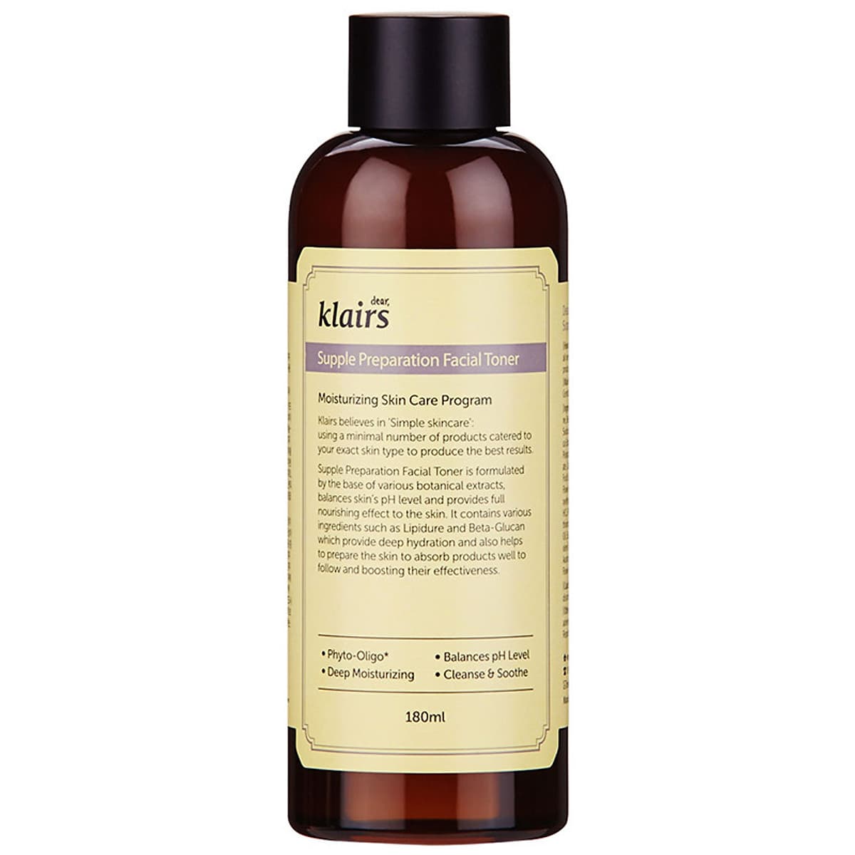 Nước hoa hồng Dear Klairs Supple Preparation Facial Toner 180ml
