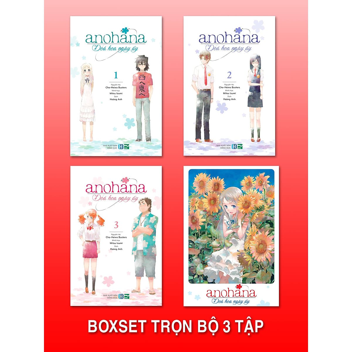 BOXSET Anohana - Đóa Hoa Ngày Ấy (3 Tập)