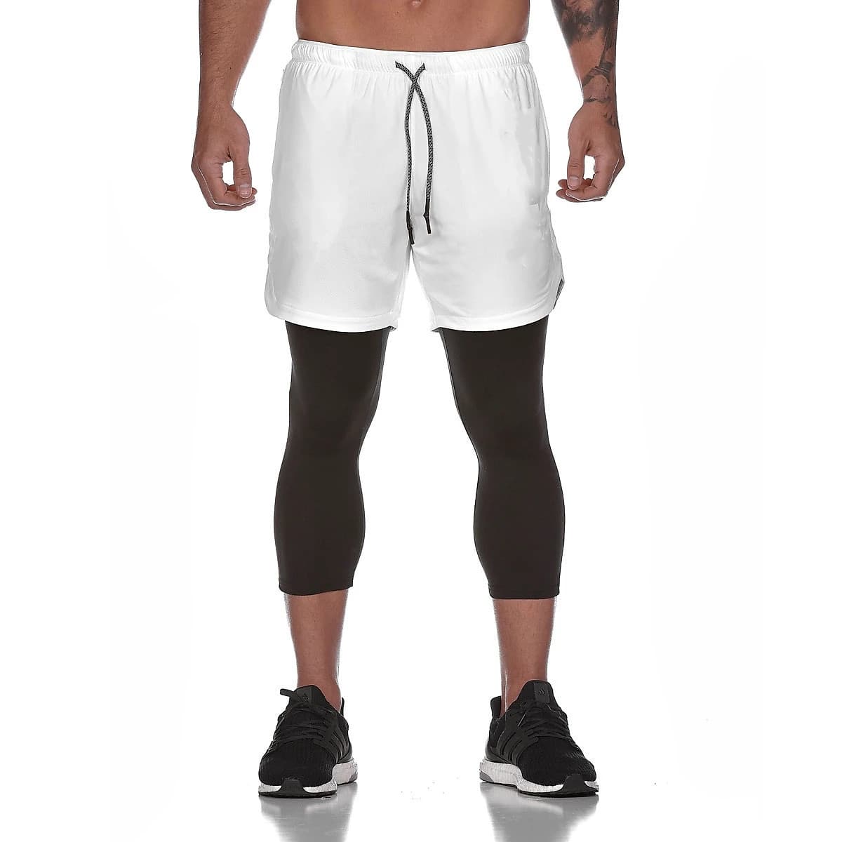 Quần Tập Gym Nam 2 Lớp Kết  Hợp Legging Chuyên Nghiệp - Quần Bóng Rổ - Quần Thể Thao Nam SZone SQ517