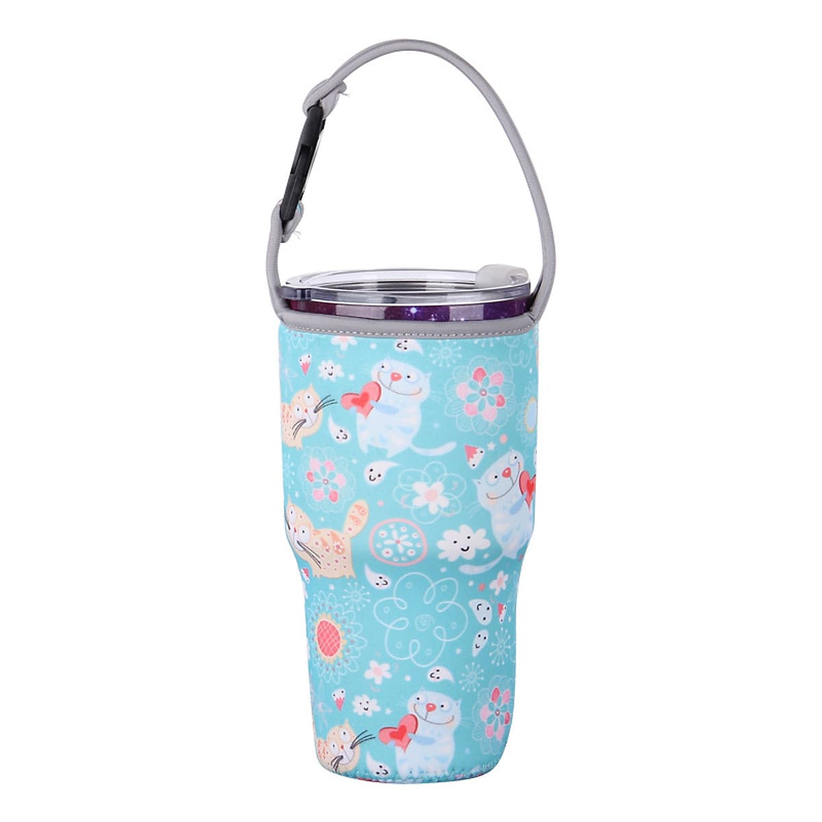 Túi Đựng Ly Giữ Nhiệt Lớn 900ml - Nhiều Hoa Văn