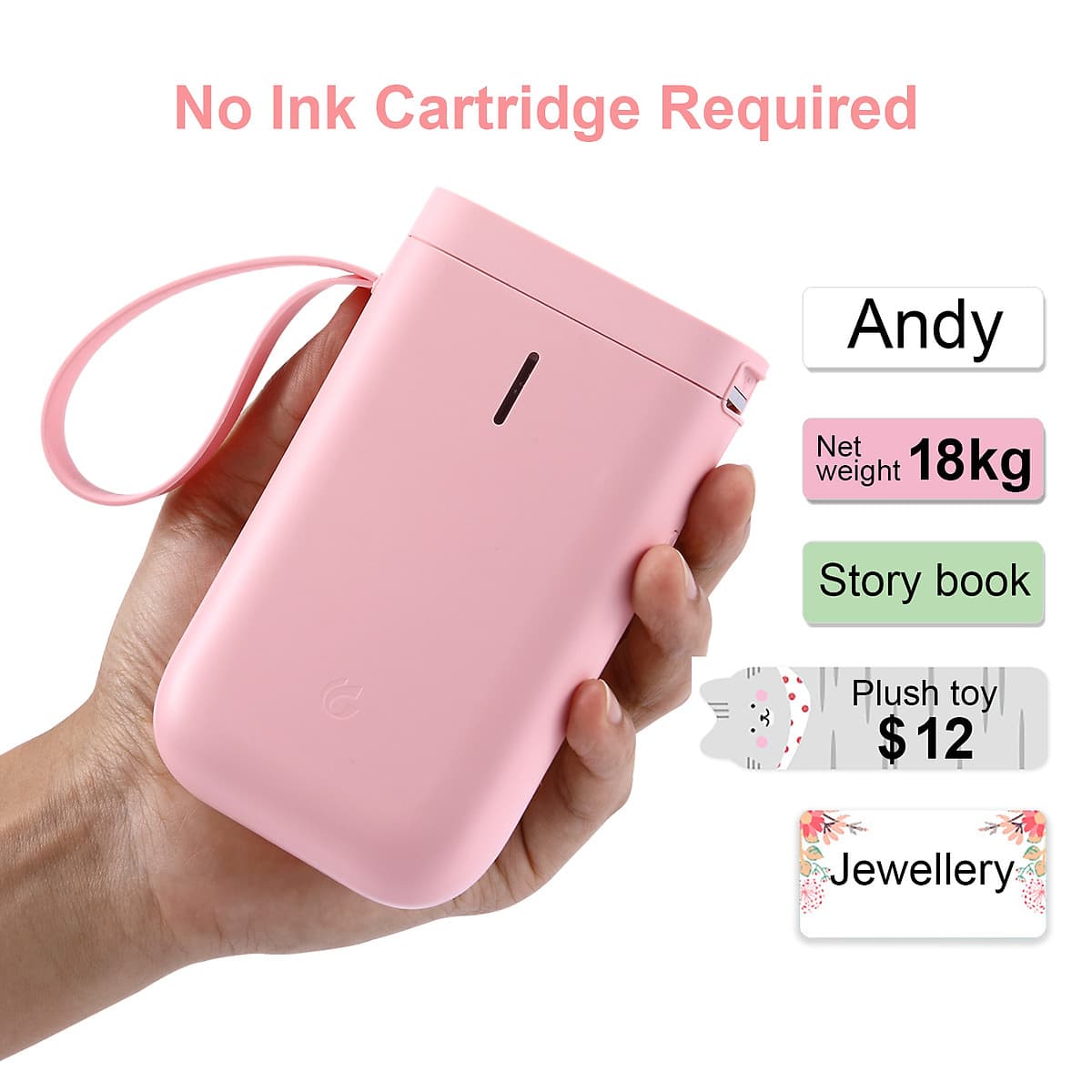  Máy In Nhãn Di Động Bỏ Túi D11 Tương Thích Với Smart Phone Hệ Điều Hành iOS Android