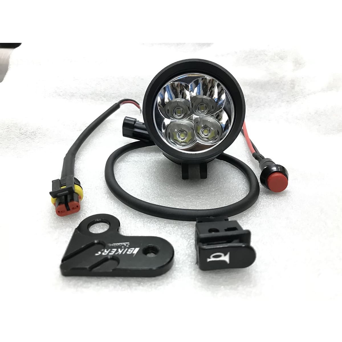 Đèn Led L4X 40W Trợ sáng xe máy Tặng 5 món phụ kiện