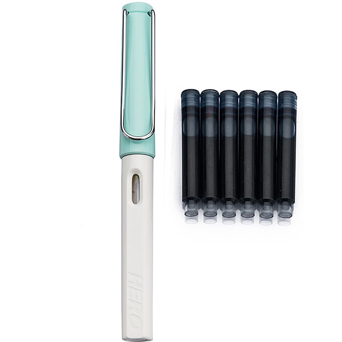 Bút Máy Hero 359A Vàng Iridium Dùng Luyện Chữ