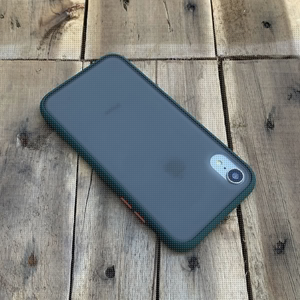 Ốp lưng chống sốc dành cho iPhone XR nút màu cam - Màu xanh đậm