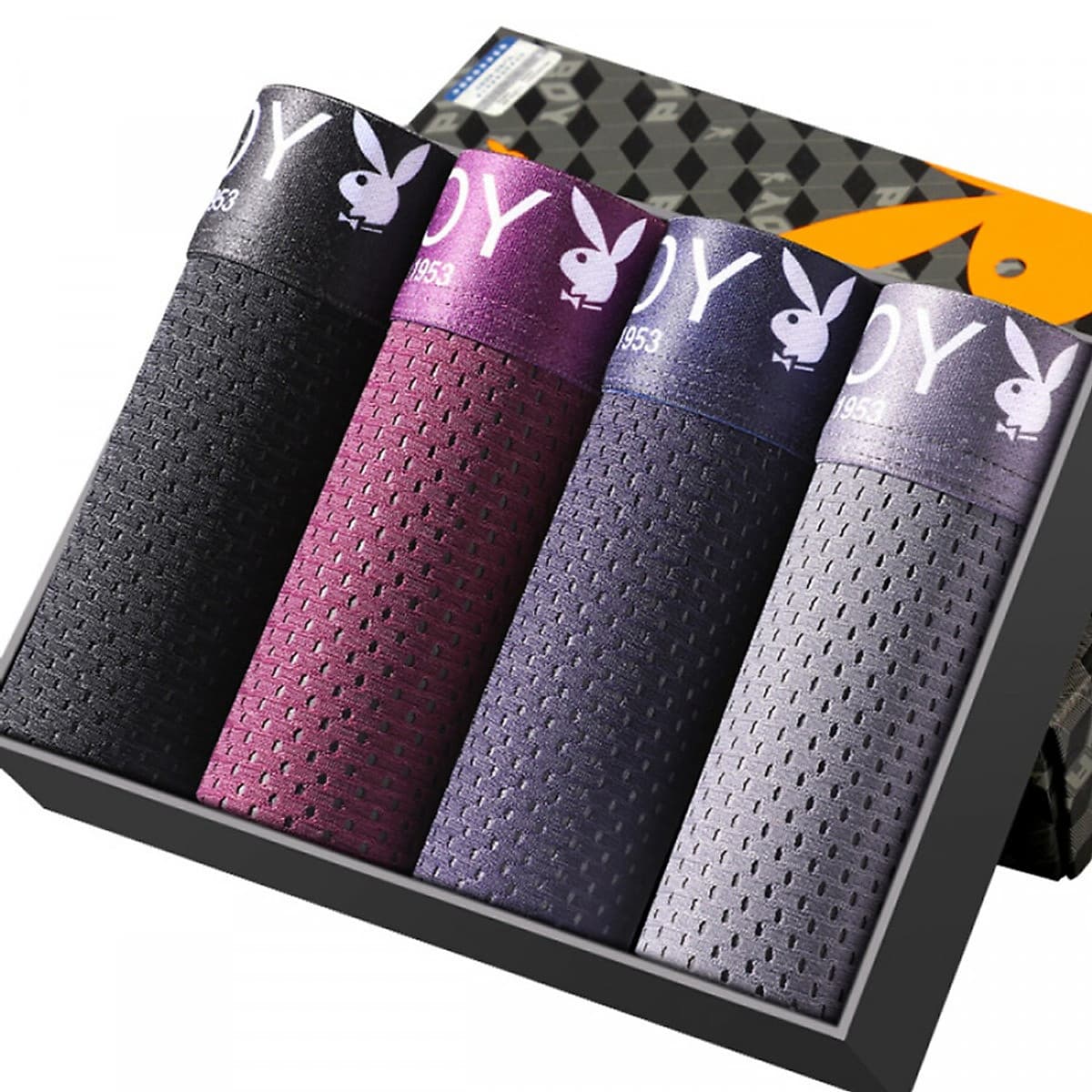 Set 4 Quần Lót Boxer Nam Playboy