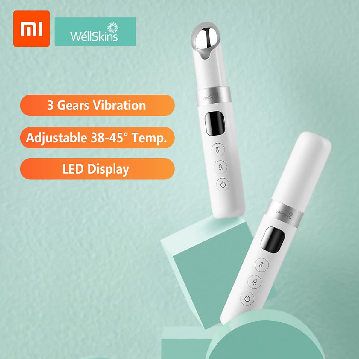 Máy Massage Mắt Làm Đẹp Mắt Đa Chức Năng Xiaomi Youpin Wéllskins Giúp Mát Xa Và Giảm Nếp Nhăn Mắt