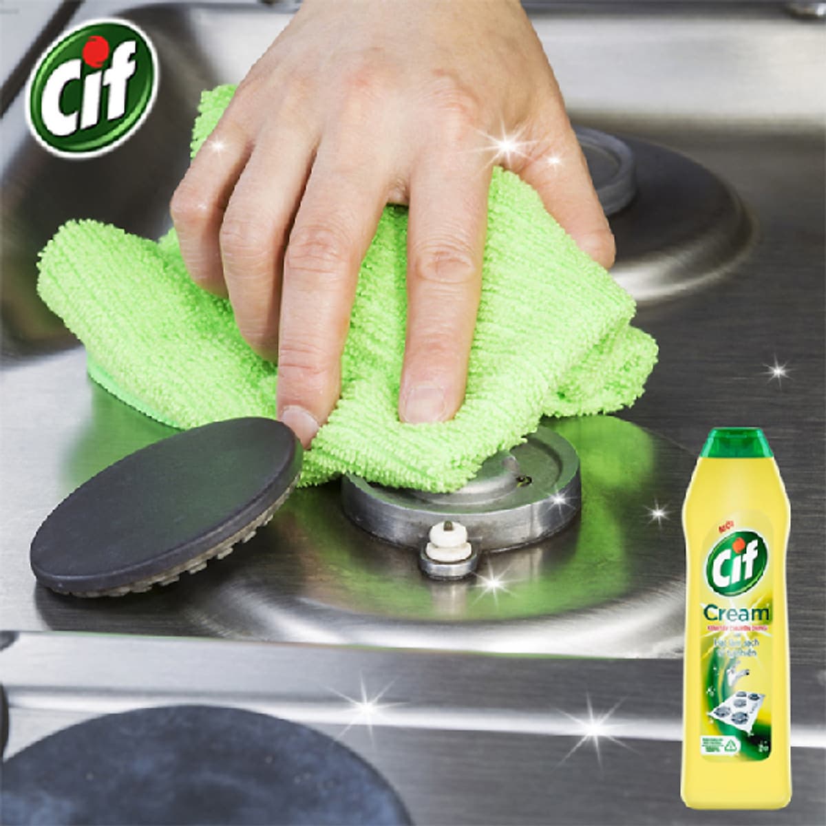 Kem Tẩy Đa Năng Kháng Khuẩn Cif Hương Chanh (500ml)