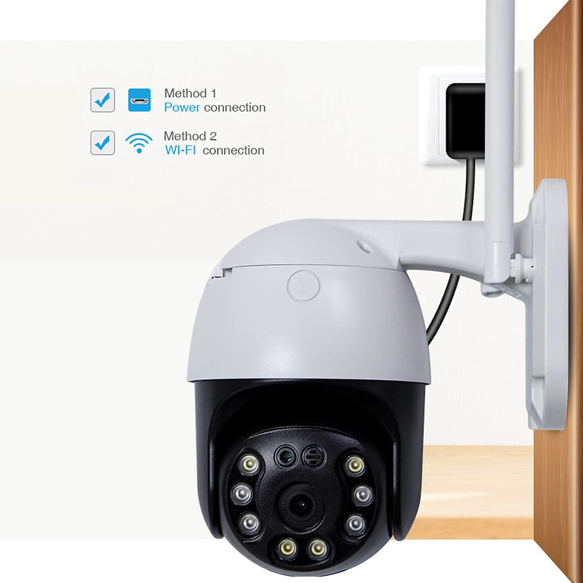  Camera Wifi Ngoài Trời CareCam CC8031 - 3.0Mpx (2304x1296P), Xoay 360 Độ, Đàm Thoại 2 Chiều - Hàng chính hãng