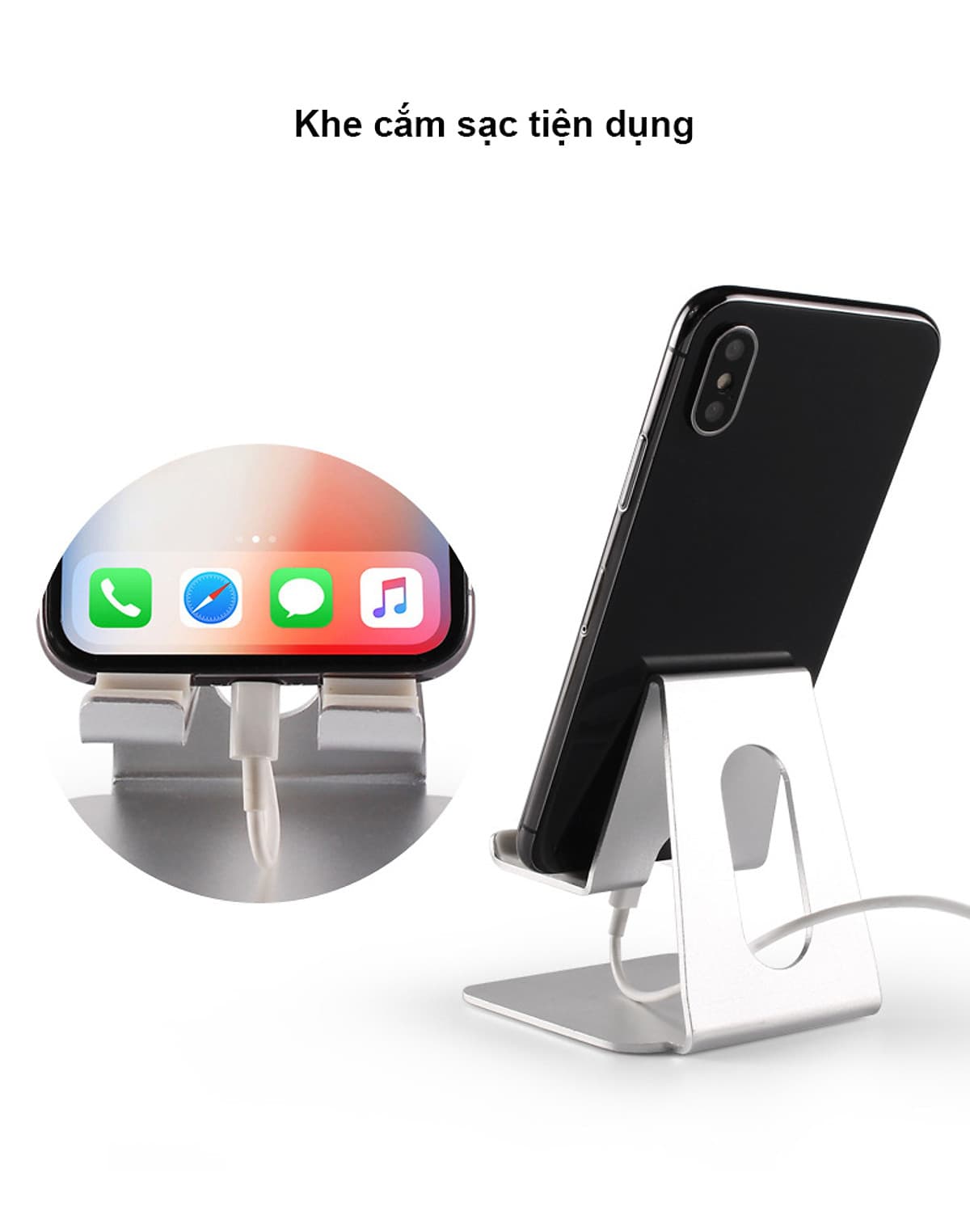 Giá Đỡ Để Bàn Điện Thoại Di Động, Máy Tính Bảng, Ipad Hợp Kim Nhôm Cao Cấp Có Thể Điều Chỉnh Góc Nghiêng. Hàng Chính Hãng Tamayoko FS088