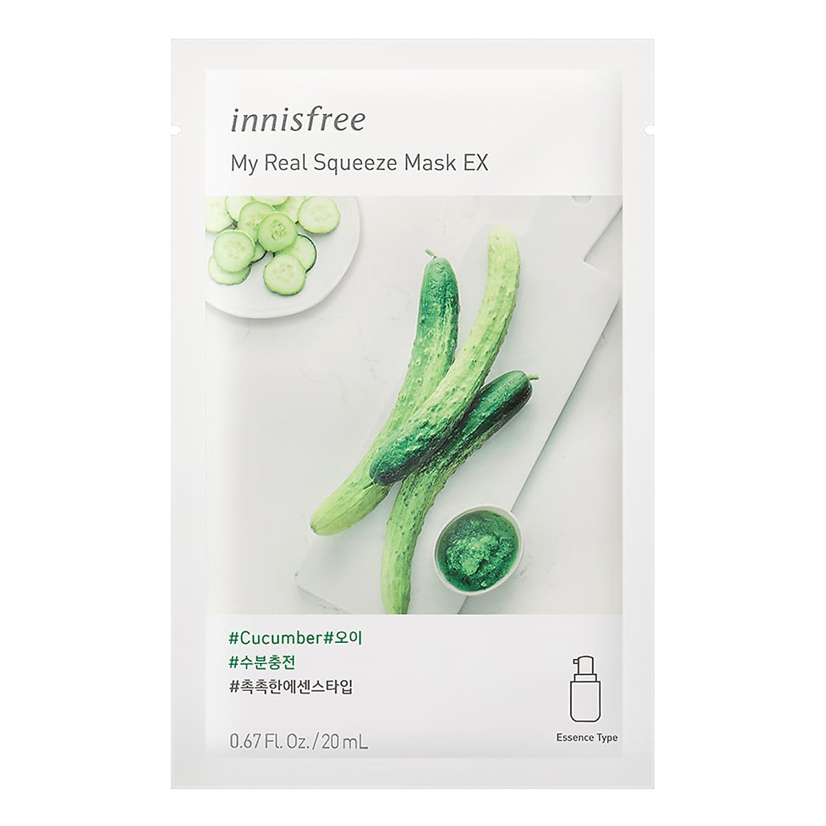 Mặt Nạ Giấy Innisfree My Real Squeeze Mask 20ml