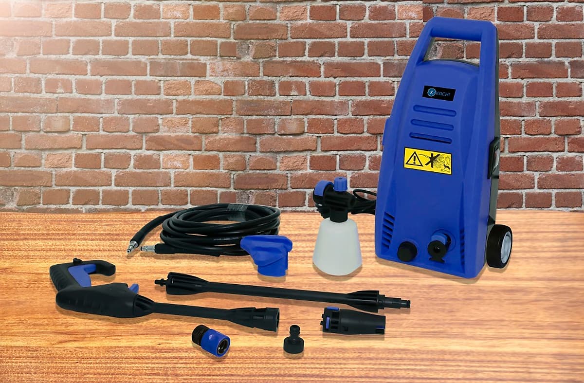 Máy xịt rửa xe áp lực cao Kachi MK192 1200W - Màu xanh dương - Hàng chính hãng