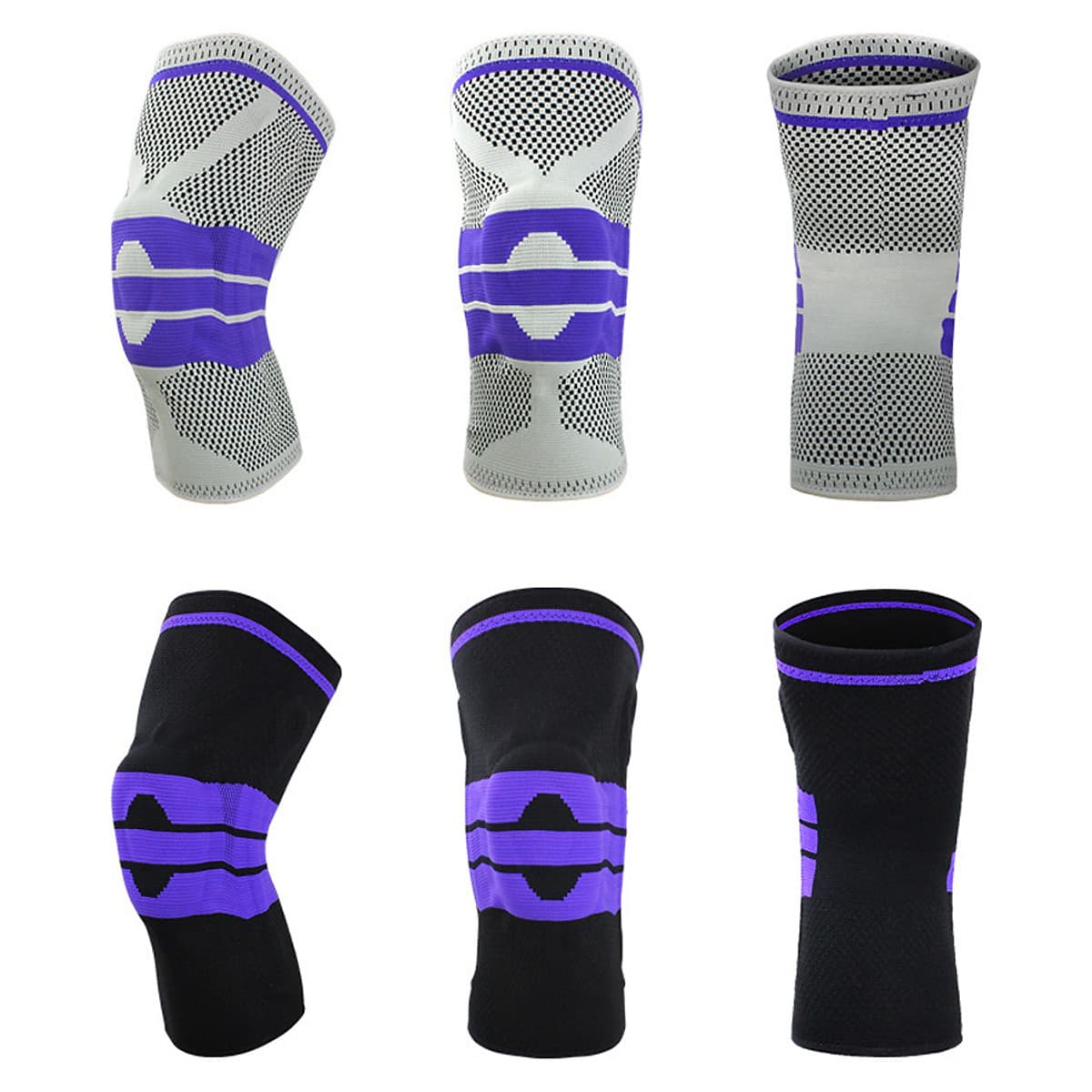 Bó gối Silicon co giãn 4 chiều cao cấp Aolikes - Tom Sport 