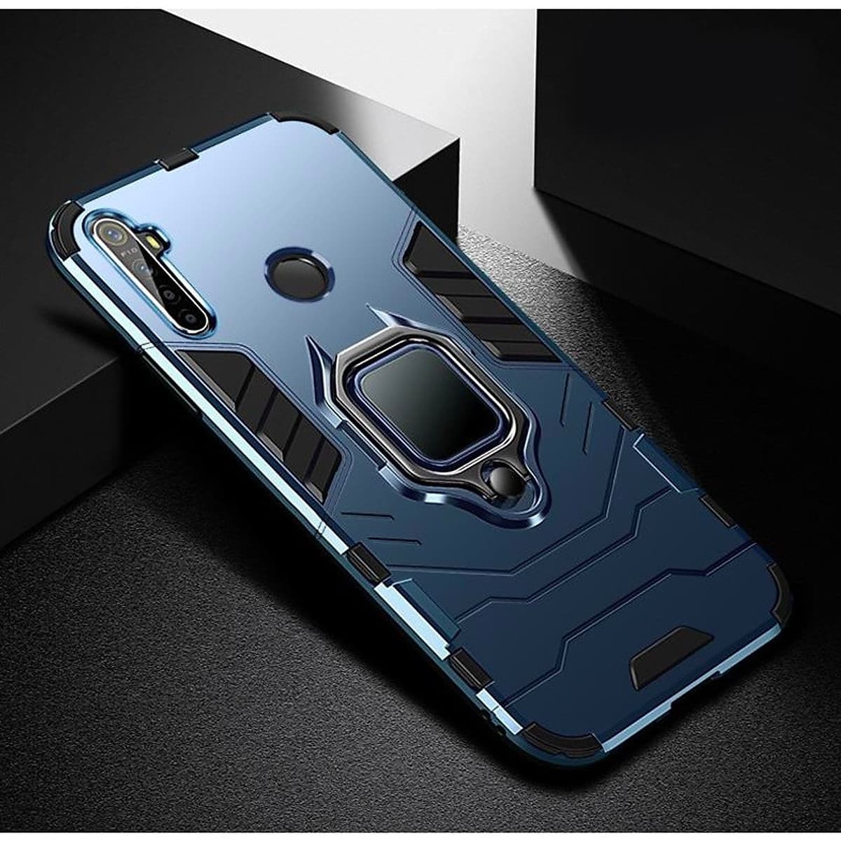 Ốp lưng Realme 6 iron man chống sốc kèm iring