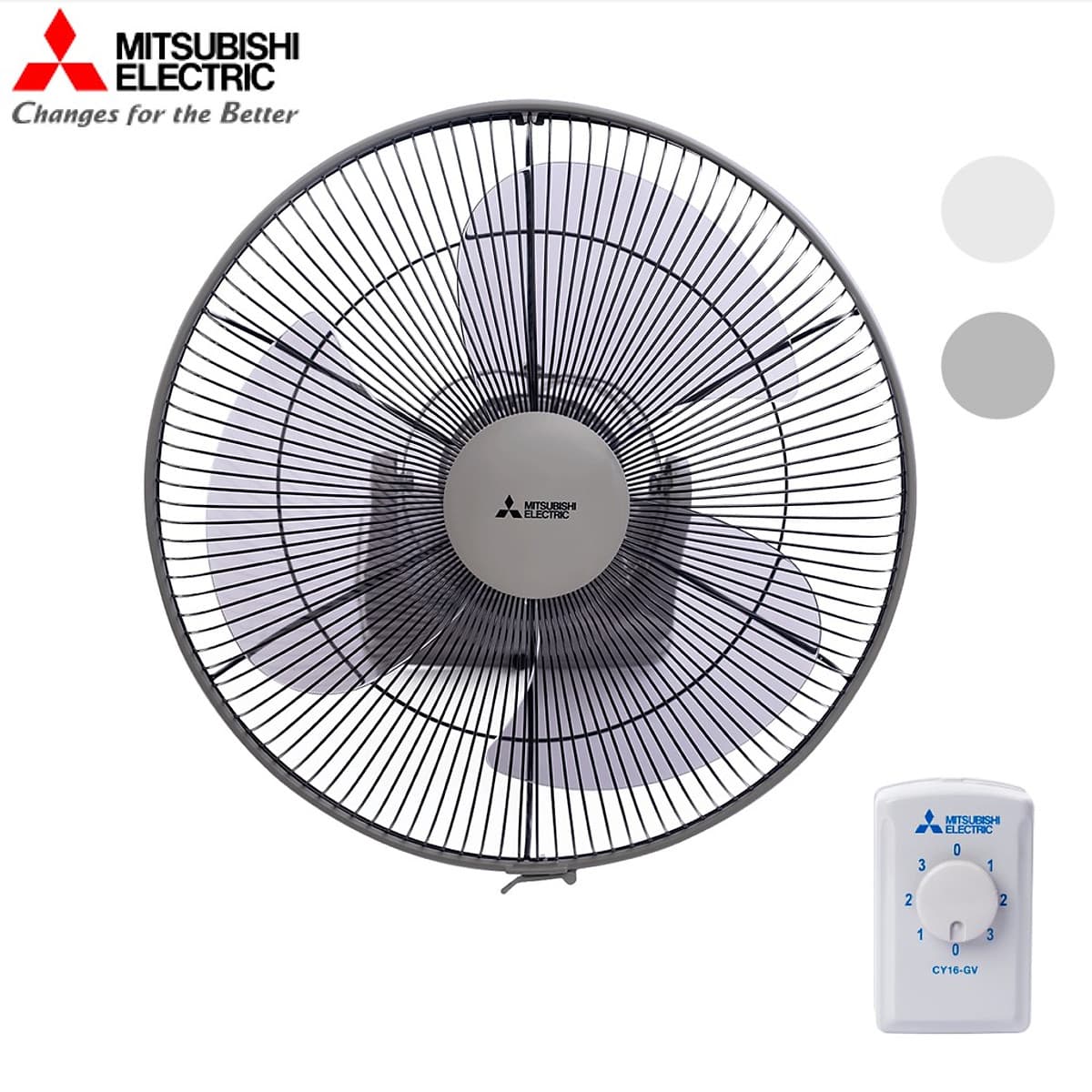 Quạt đảo trần MITSUBISHI CY16-GV SF-GY màu xám  49W cao cấp Made in Thailand- Hàng chính hãng 