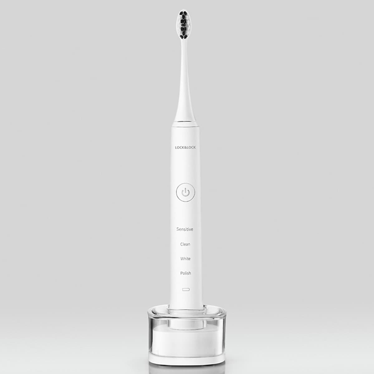 Bàn Chải Đánh Răng Điện Lock&Lock ENR346WHT - DC3.7V, Trọng Lượng 235g, Sạc Không Dây - Màu Trắng