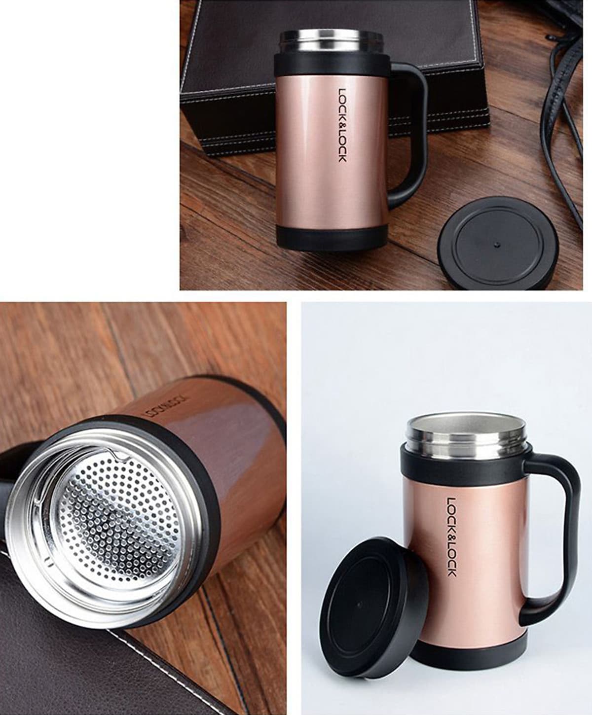 Bình Giữ Nhiệt Thép Không Gỉ Classic Tea Lock&Lock LHC4030 (400ml)