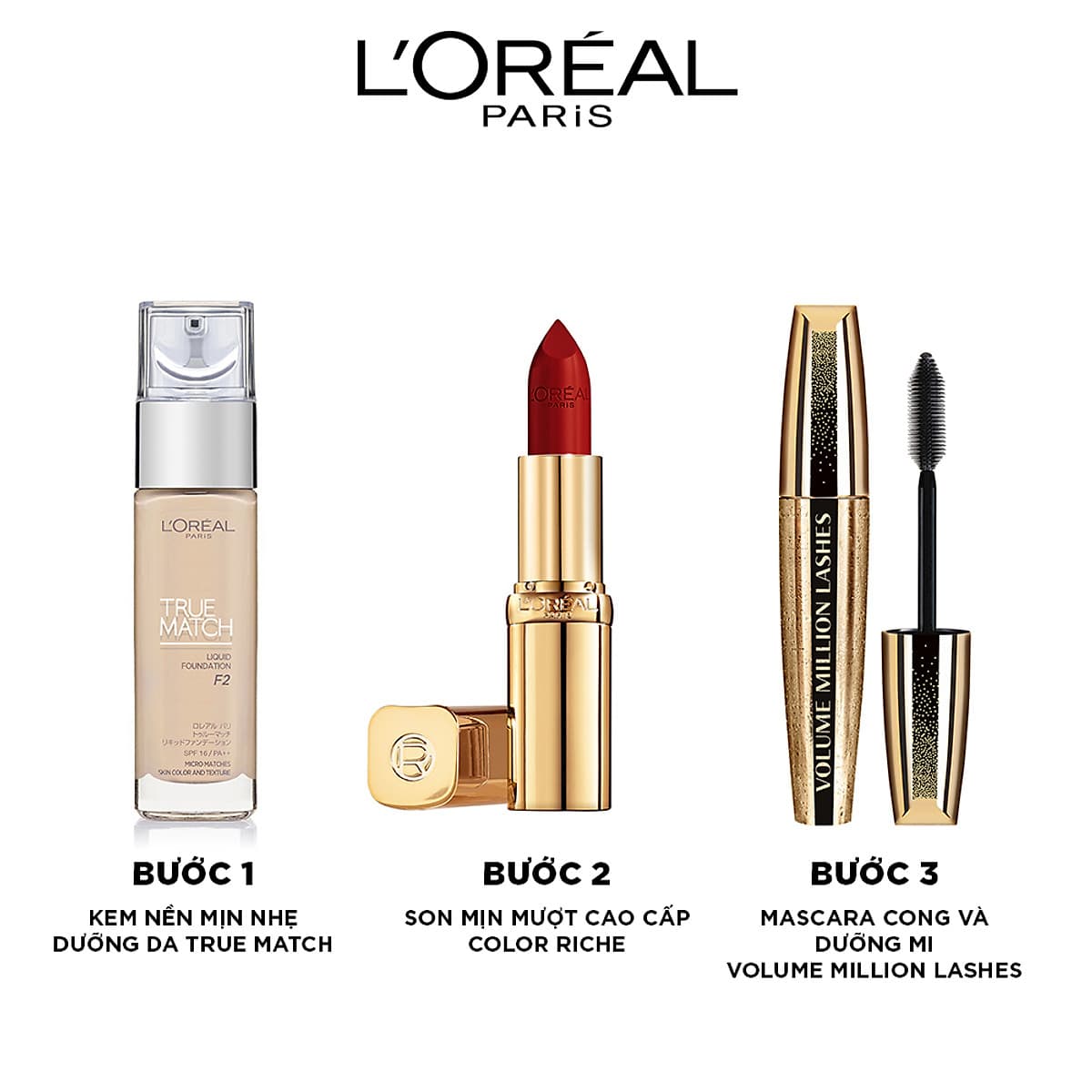 Son satin mịn mượt cao cấp L'Oreal Paris Color Riche Le Rouge 3.7g 