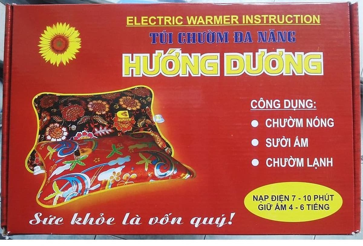 Túi Chườm nóng lạnh Đa Năng Hướng Dương cỡ lớn (37 x 26 x 7 cm)