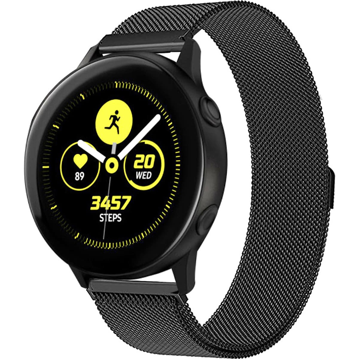 For Samsung Galaxy Watch Active 20mm Replacement Stainless Steel Watch Band Strap
