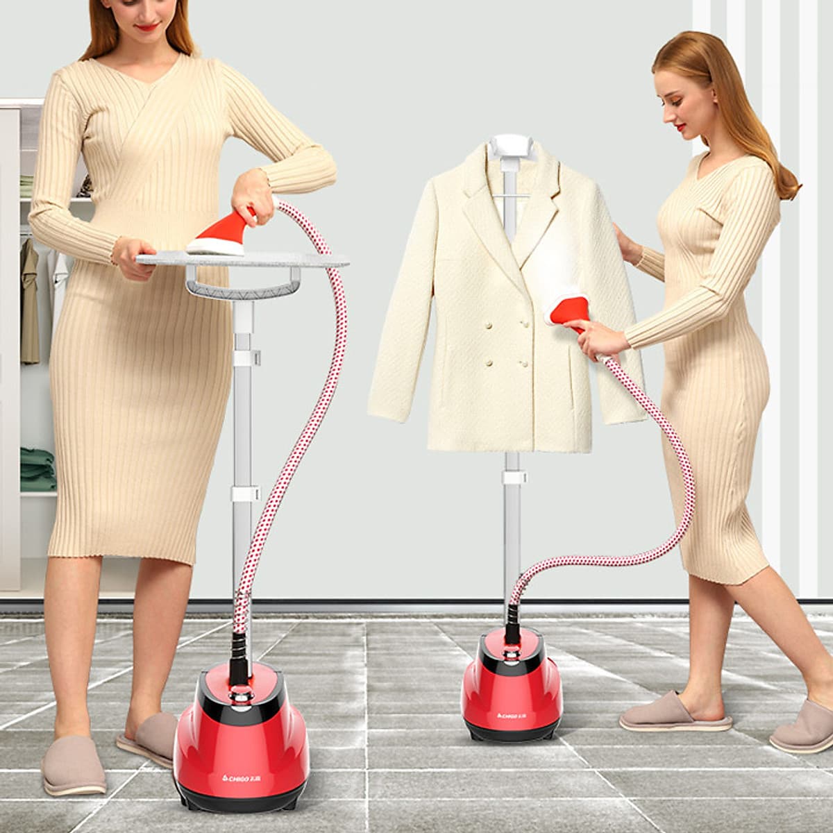 Bàn Là Hơi Nước - Bàn Ủi Hơi Nước Đa Năng. Công Suất 1800W - Giao màu ngẫu nhiên.