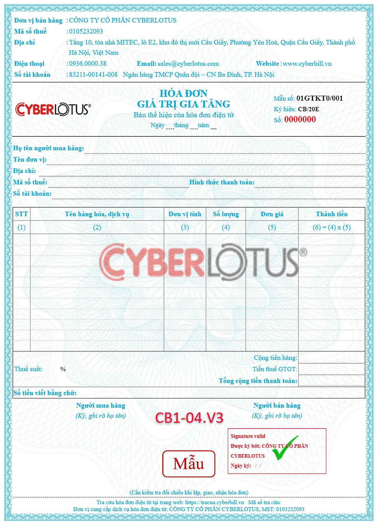 COMBO USB Chữ ký số Newca gói 3 năm + Hóa đơn điện tử Cyberbill 300 số