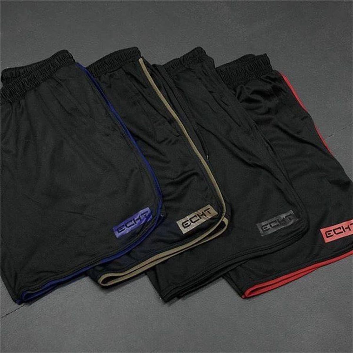 Quần đùi gym nam, Quần short thể thao nam, Quần đùi tập gym nam thun lưới - Thích hợp tập gym, đá bóng, chạy bộ, thể thao, bóng rổ hoặc giữ ấm cơ thể (SP065)