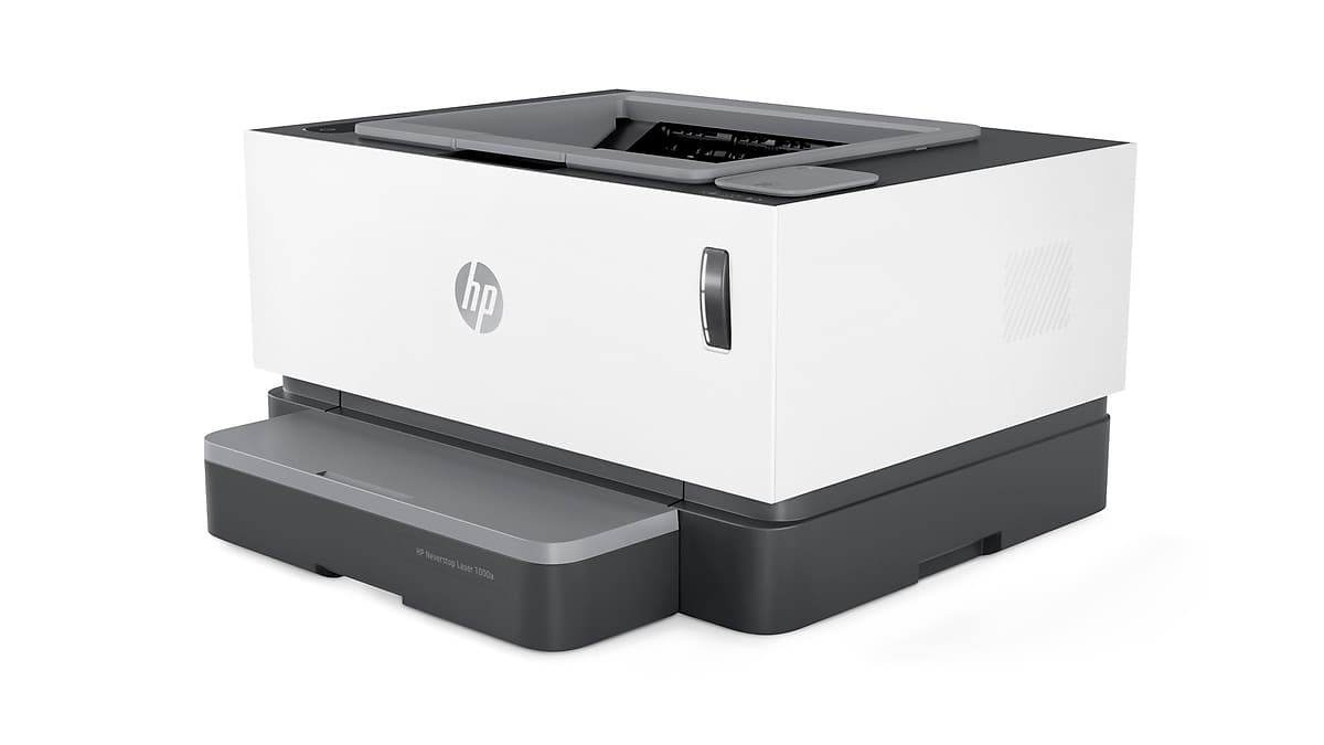 Máy in HP Neverstop Laser 1000w  (In/Wifi/Trắng,Đen-4RY23A) - Hàng Chính Hãng