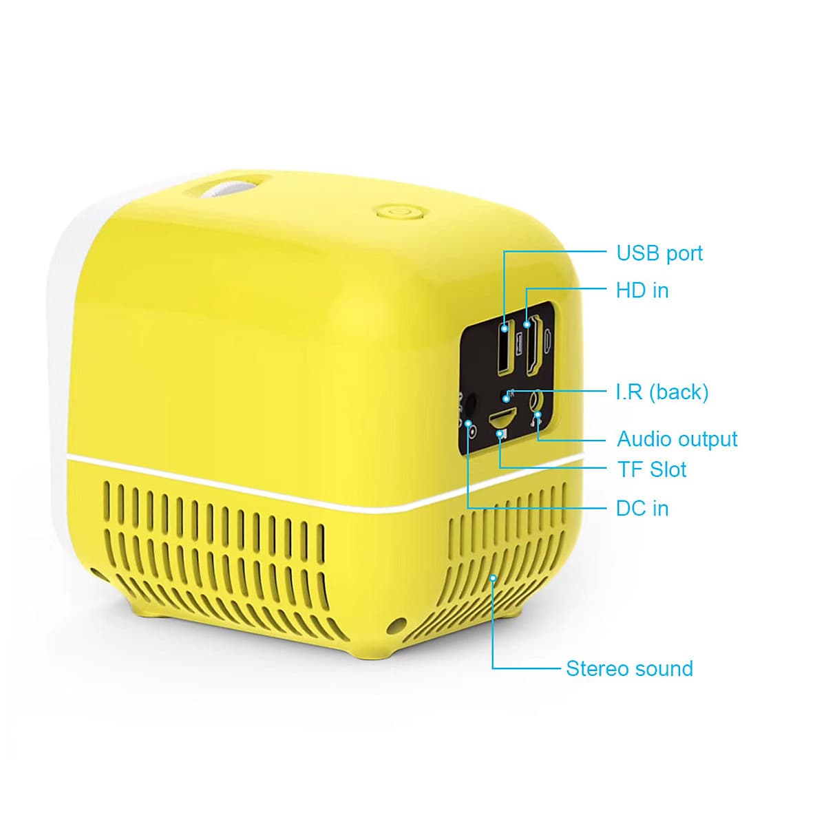 Máy chiếu mini hỗ kết nối HiFi cho gia đình
