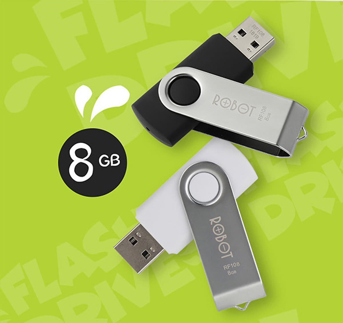 USB - ROBOT RF108 (8GB)/RF116 (16GB) - Hàng Chính Hãng