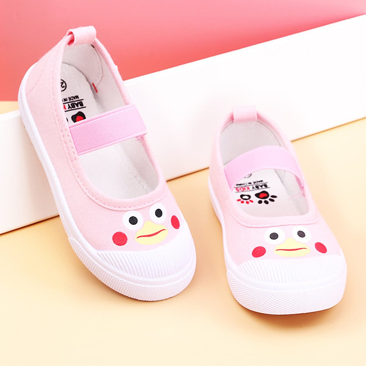 Giày búp bê vải cho bé gái 2- 13 tuổi phong cách Hàn Quốc G06
