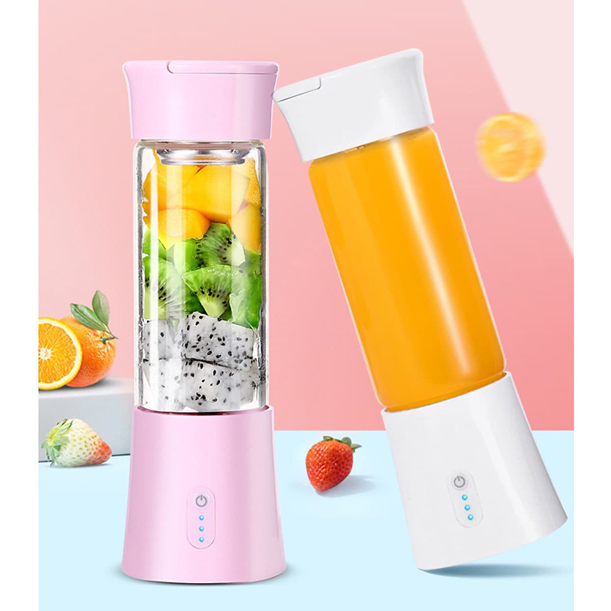 Máy Xay Sinh Tố Cầm Tay Sạc Điện TM-ZDK-T8 - Hàng Chính Hãng