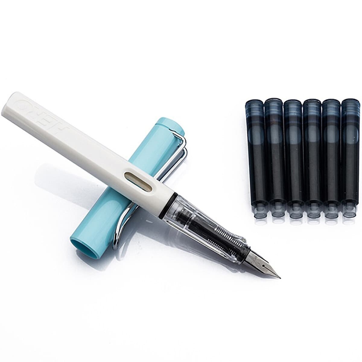 Bút Máy Hero 359A Vàng Iridium Dùng Luyện Chữ