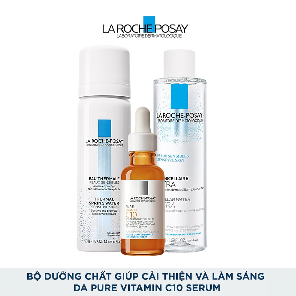 Bộ dưỡng chất giúp cải thiện và làm sáng da La Roche Posay Pure Vitamin C10 Serum