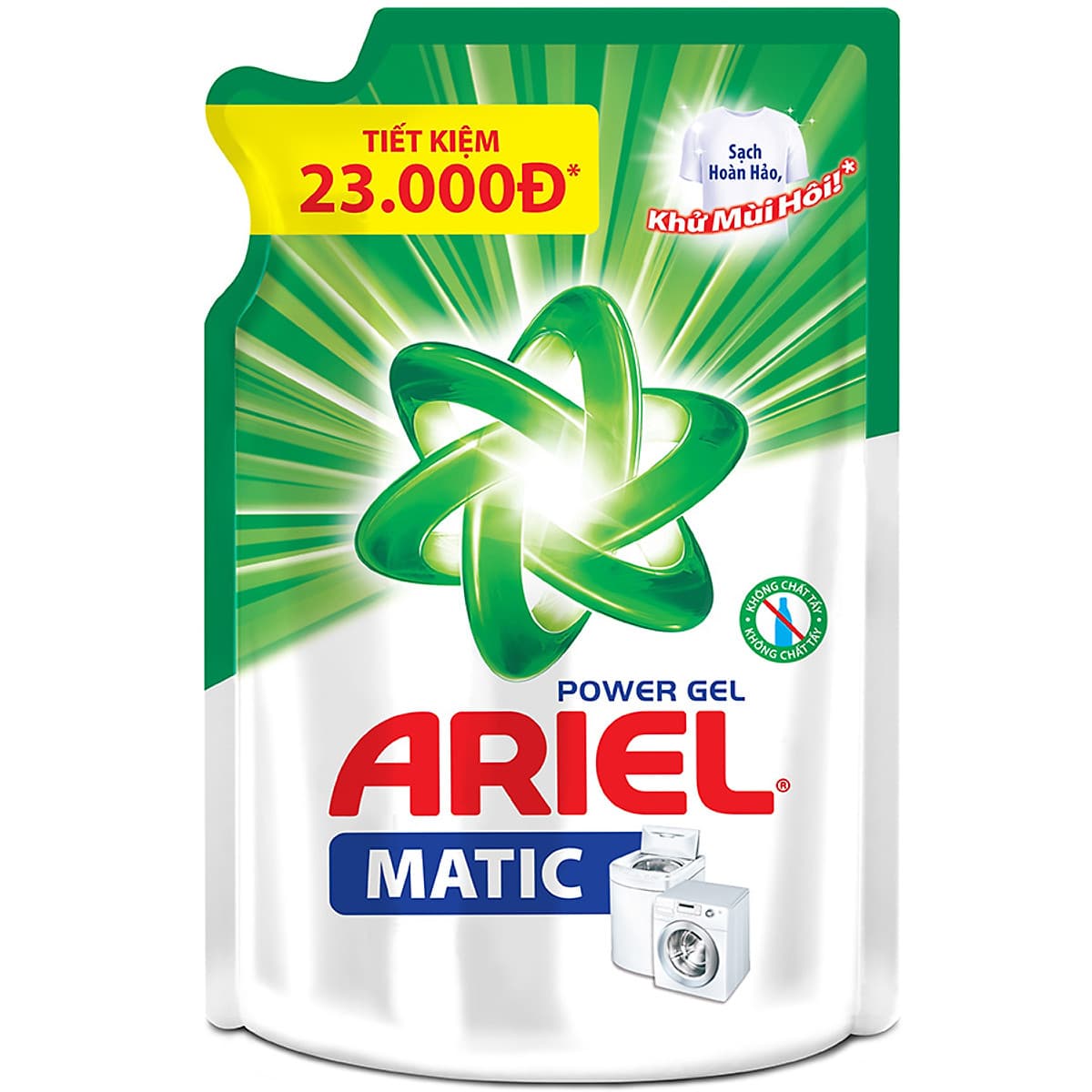 Nước giặt Ariel Đậm Đặc dạng túi 1.4kg