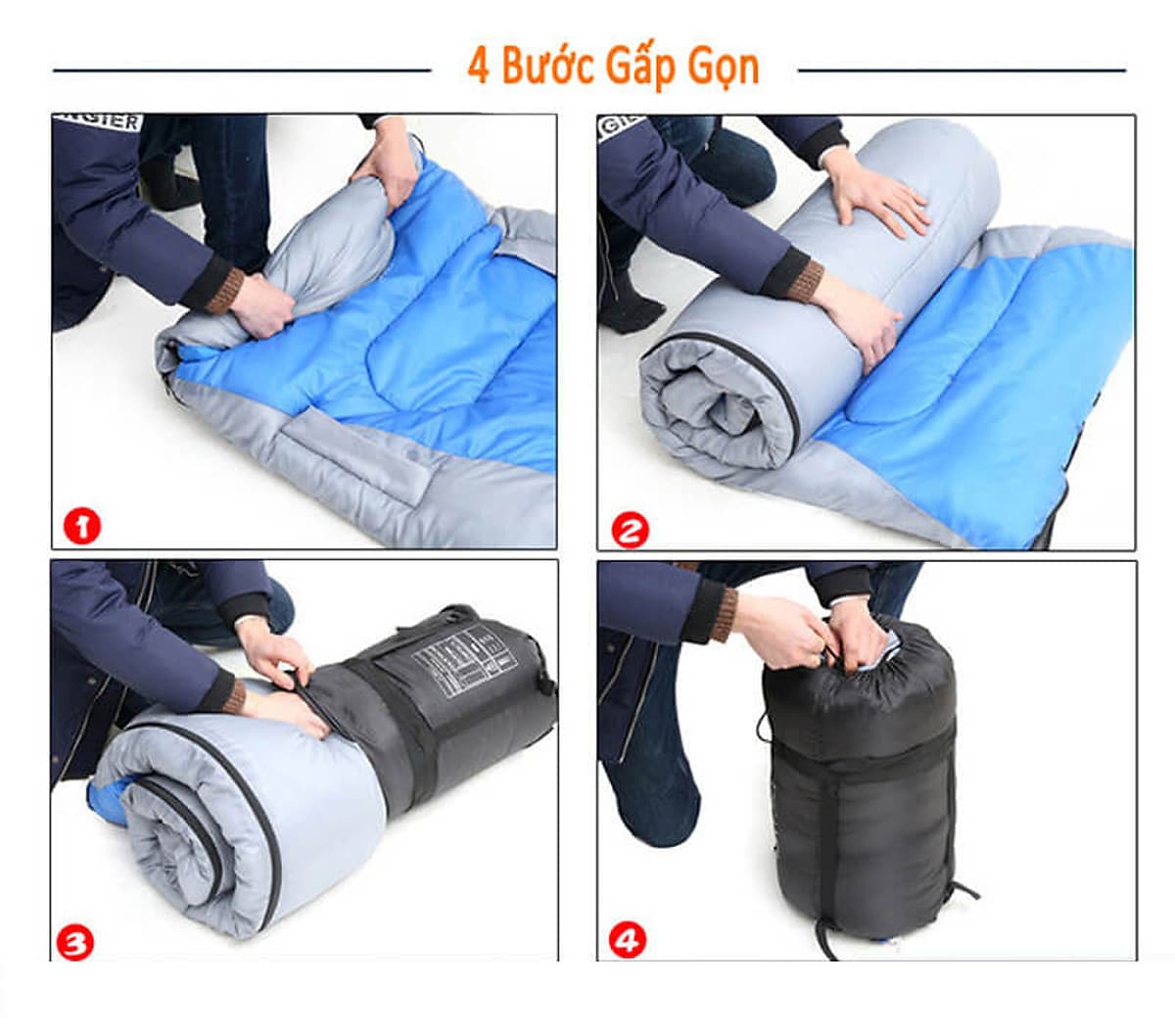 Túi Ngủ Văn Phòng, Du Lịch, Pinic, Có Thể Gấp Gọn  Vô Cùng Tiện Lợi - Hàng Chính Hãng (Giao Màu Ngẫu Nhiên)